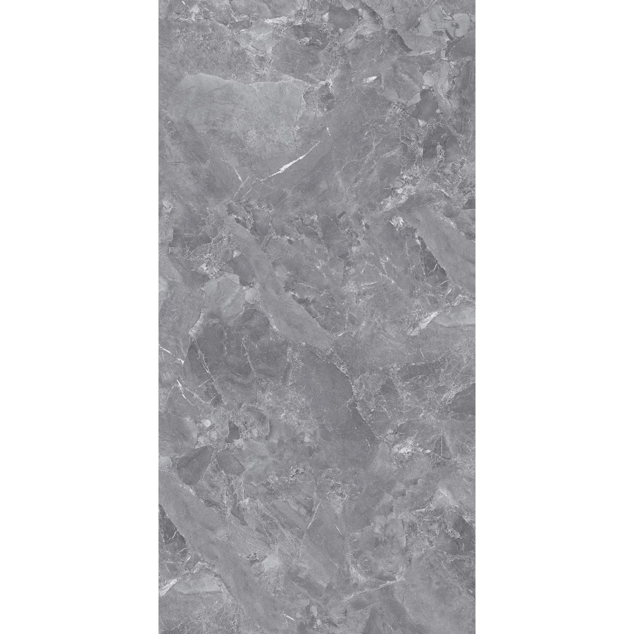 Керамогранит Global Tile Silver глянцевый Серый GT1206015701PSiR 120х60 см