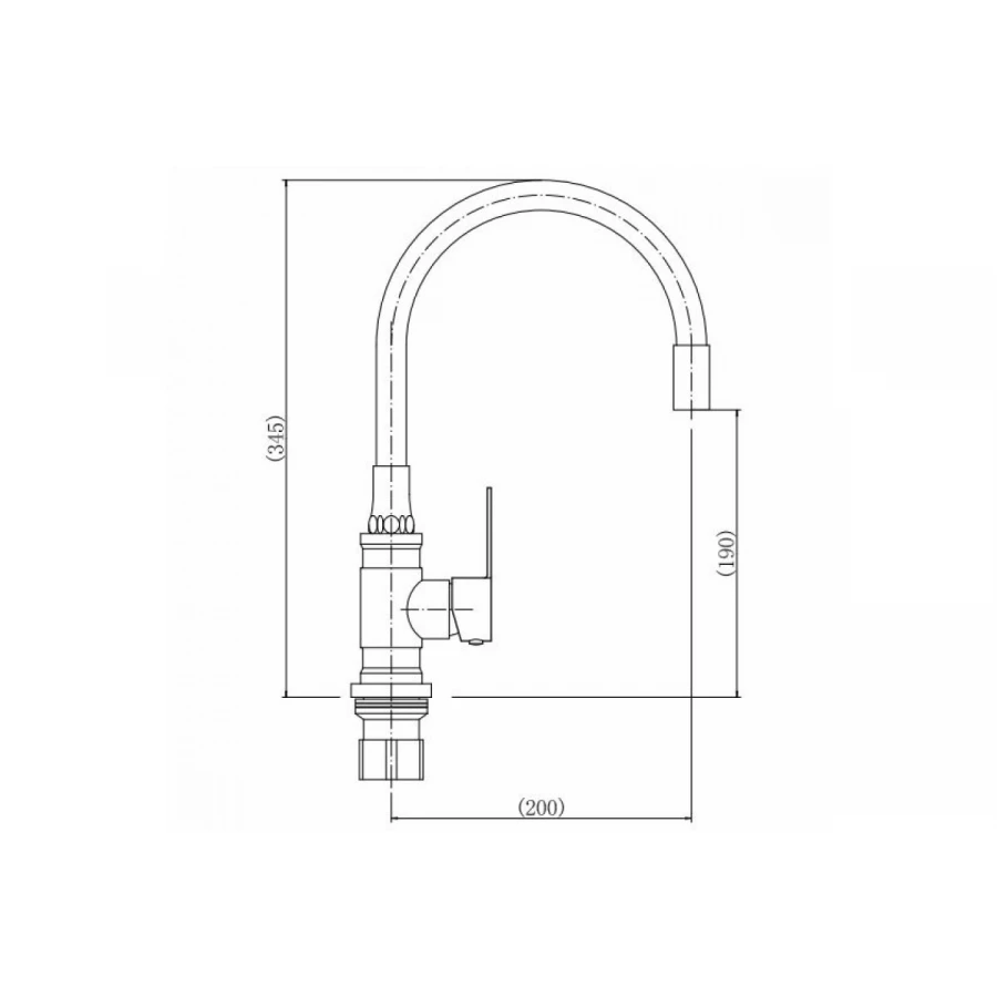 Смеситель для кухни Fashun A54401-10