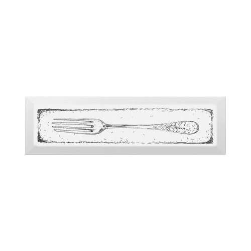 Декор Kerama Marazzi Fork/вилка черный NT\B26\9001 8,5*28,5 см