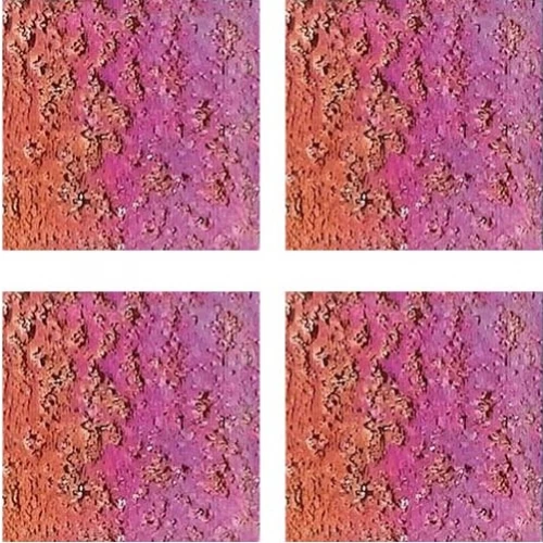 Стеклянная мозаика JNJ Mosaic Gold Link сетка 2x2 глянцевая фиолетовый NC57-1 32,7х32,7 см