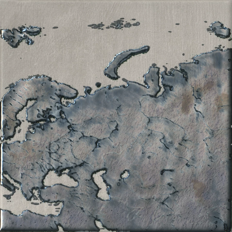 Панно Kerama Marazzi Вокруг Света 8 частей 20х20 полуматовое серо-бежевое OS/A249/8x/5285 80x40 см