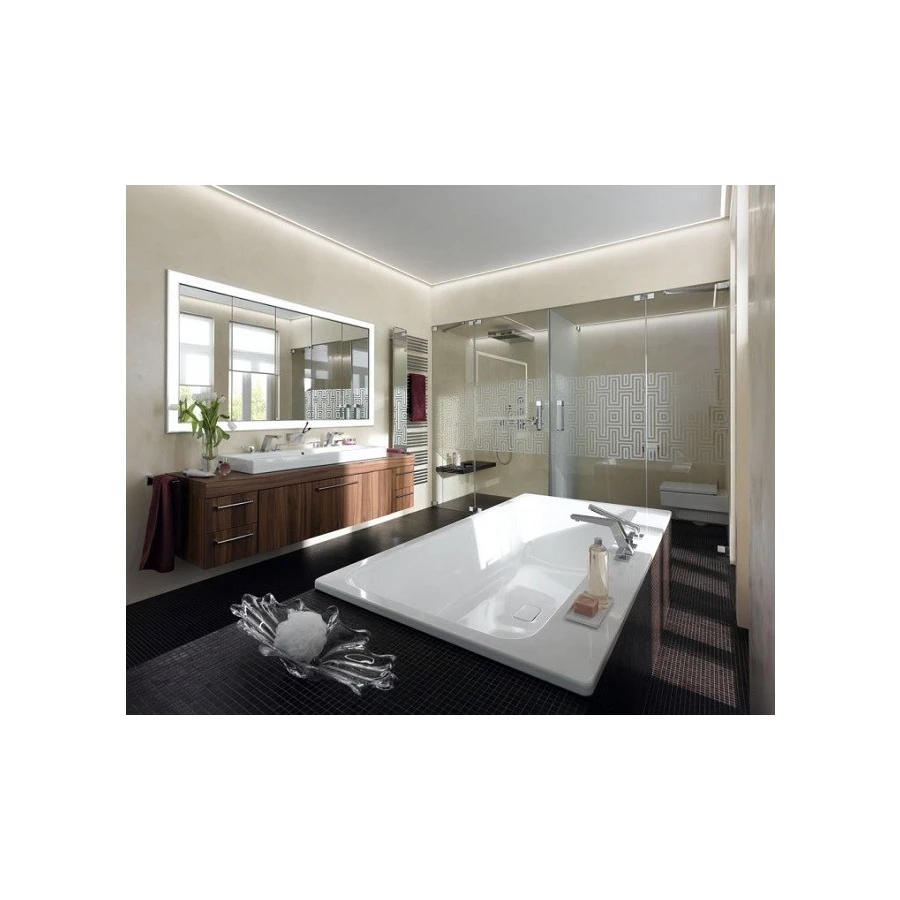 Ванна стальная Kaldewei Asymmetric Duo alpine white без ножек 274400010001 190х100 см