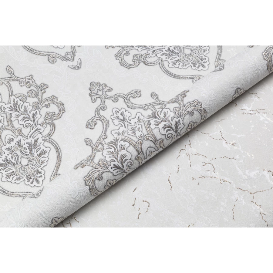 Обои флизелиновые Palitra Home Tudor HomeColor серые HC31190-14 1,06х10,05 м