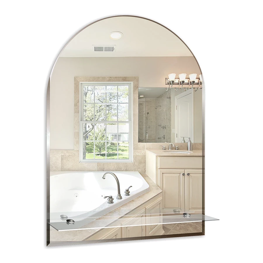 Зеркало Silver Mirrors с полкой и фацетом Аркада-Люкс 00000020 49x67 см