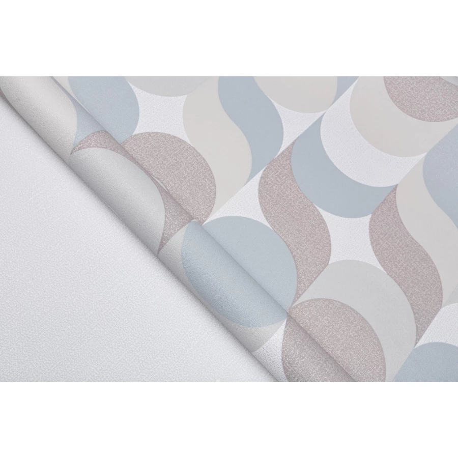 Обои флизелиновые Palitra Home Confetti HomeColor серые HC31186-14 1,06х10,05 м