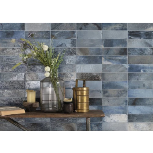 Плитка настенная Peronda FS Raku Colors матовая серо-черная 5074428944 40х20 см