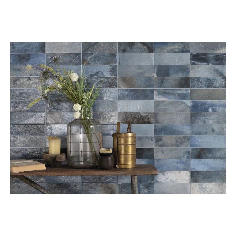 Плитка настенная Peronda FS Raku Colors матовая серо-черная 5074428944 40х20 см