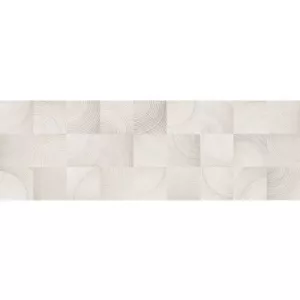 Плитка настенная Керамин Шиен 7Д белый 25*75 см