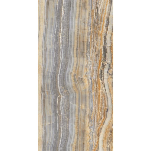 Керамогранит Ariostea Ultra Onici Grey Onyx Vein Cut Lucidato Shiny 6 мм UO6L300557 300х150 см