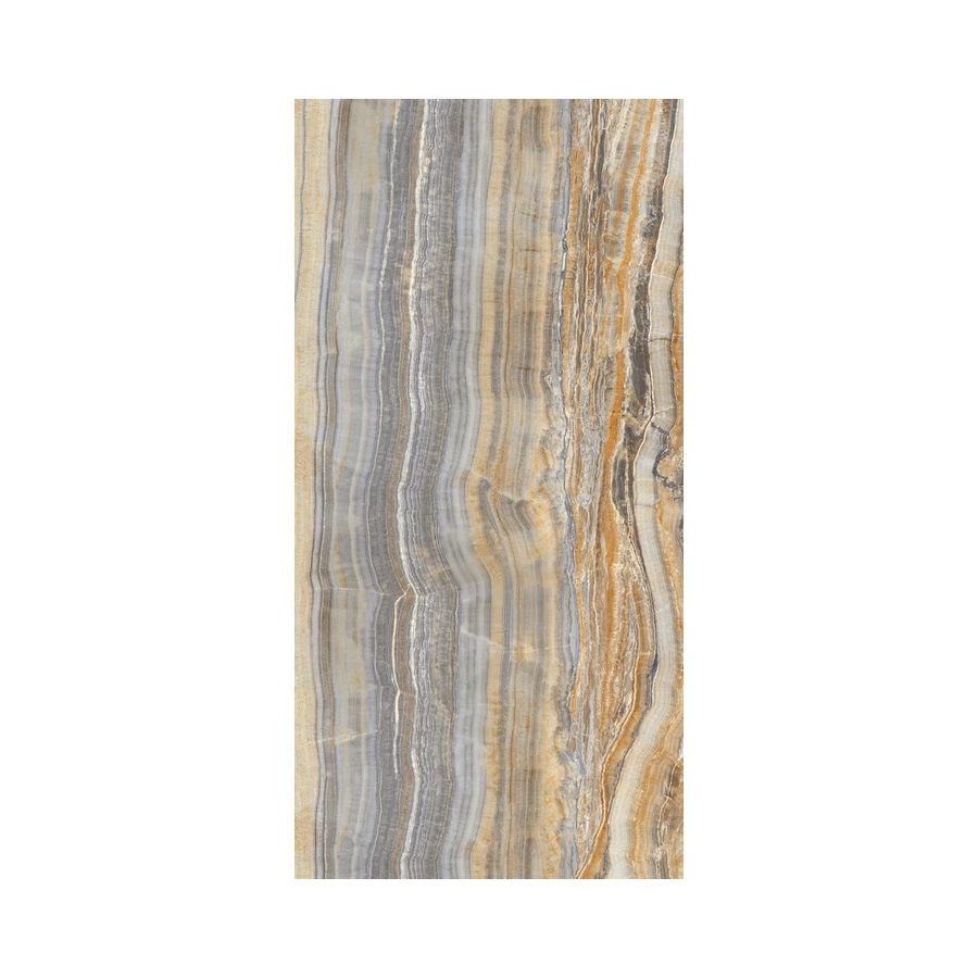 Керамогранит Ariostea Ultra Onici Grey Onyx Vein Cut Lucidato Shiny 6 мм UO6L300557 300х150 см