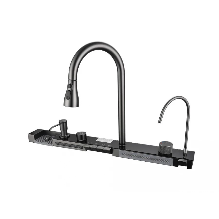 Мойка кухонная Savol с водопадом S-SC001Q 75x46 см