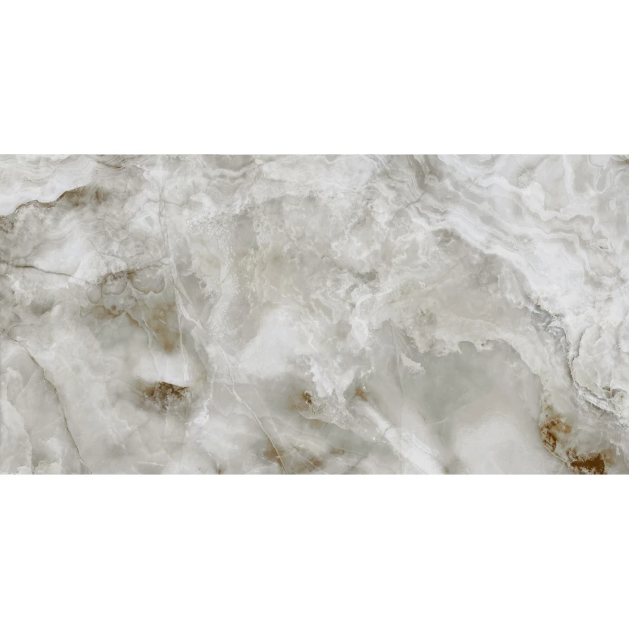 Керамогранит Bonaparte Amaris Soft Polish Light Rect светло-серый 120х60 см