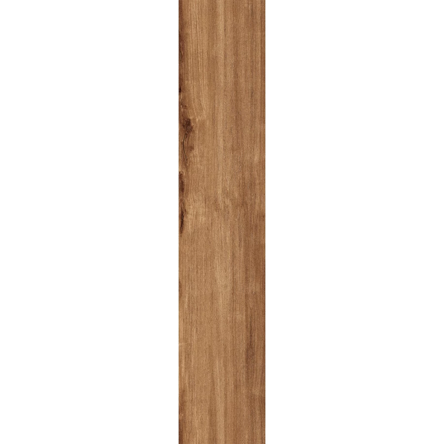 Керамогранит Creanza Akasa Wood Mahogany матовый коричневый CW-RT02-B 120х20 см