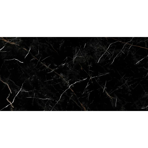 Керамогранит Cersanit Nero полированный HG черный ректификат A17442 120х60 см