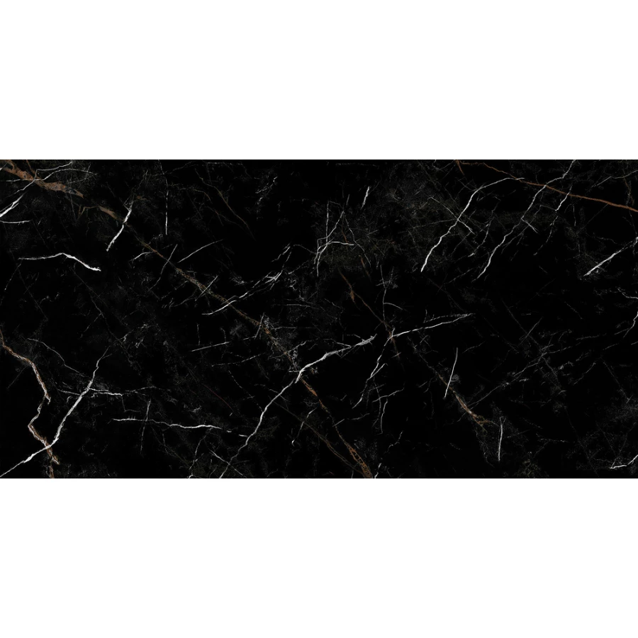 Керамогранит Cersanit Nero полированный HG черный ректификат A17442 120х60 см