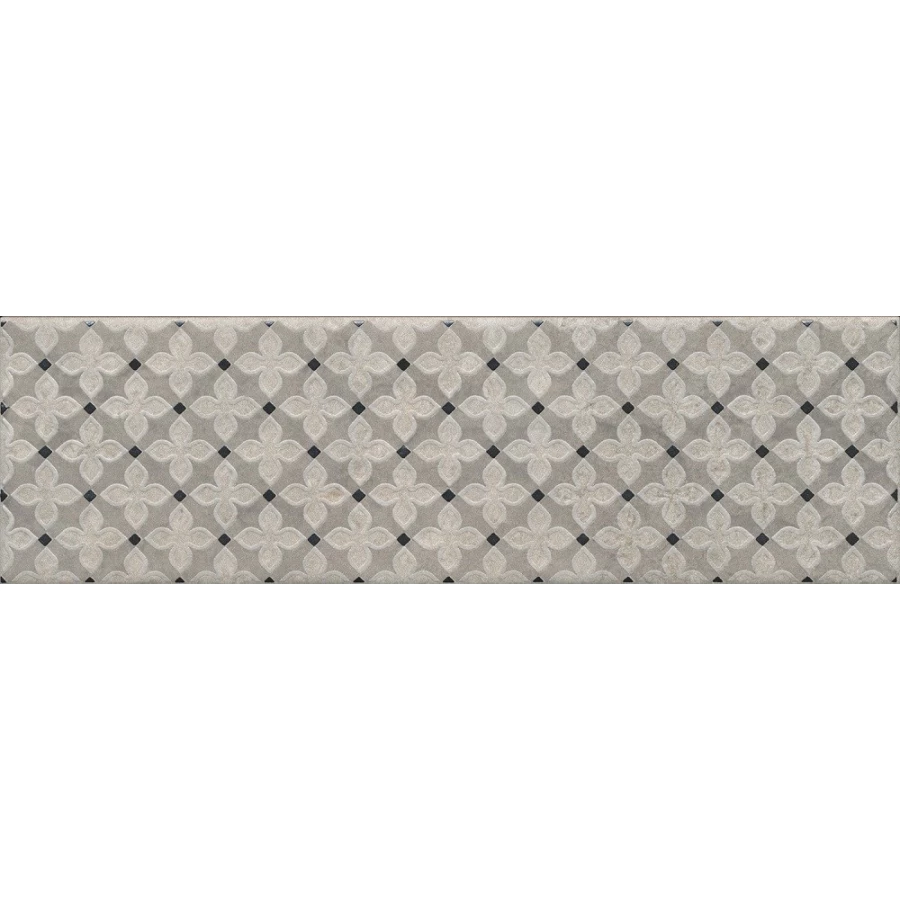 Декор Kerama Marazzi Борго 1 матовый серый VT/A545/9050 28,5х8,5 см