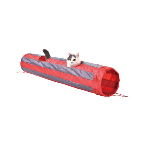 Игровой туннель для кошек шуршащий в полоску Homecat YF5040-M 90х25 см