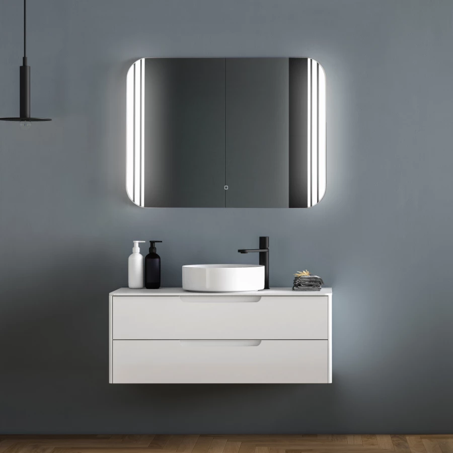 Зеркало Abber See с подсветкой сенсорный выключатель диммер AG6101S