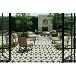 Керамогранит Peronda FS Rockstar FS Rockstar-N AS матовый серо-черный 3388938952 45,2х45,2 см