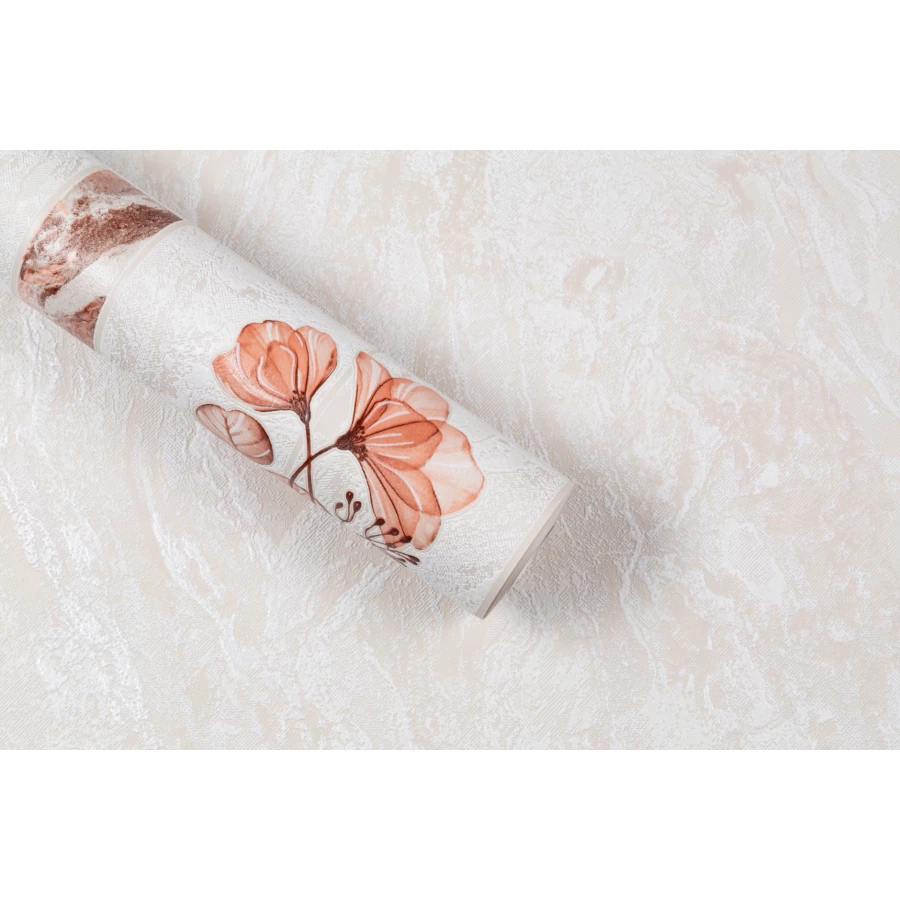 Обои виниловые Palitra Home Delicato коричневый HC11054-28 0,53х10,05 м