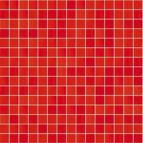 Стеклянная мозаика Trend Vitreo на бумаге 2x2 глянцевая красная 205***-1 31,6х31,6 см
