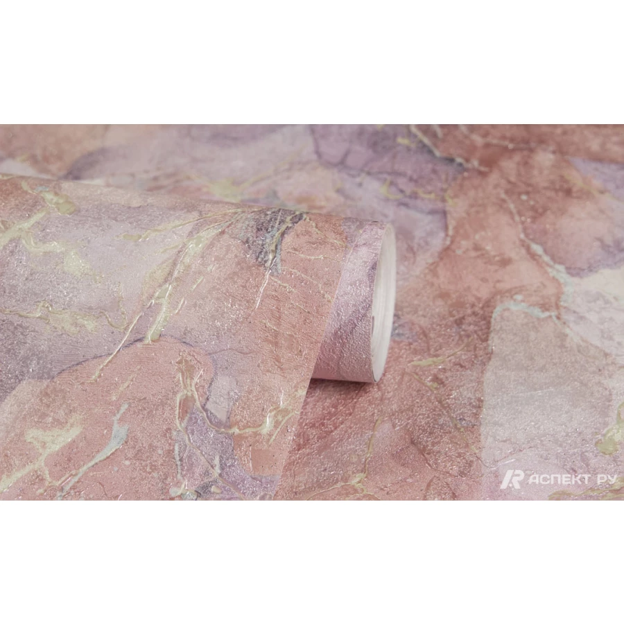 Обои флизелиновые Аспект Элли розовые 70597-56 1,06х10,05 м