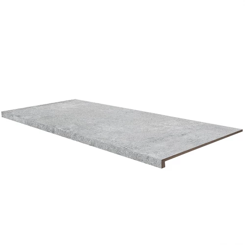 Ступень фронтальная Exagres Opera Peldano recto silver 120х33 см