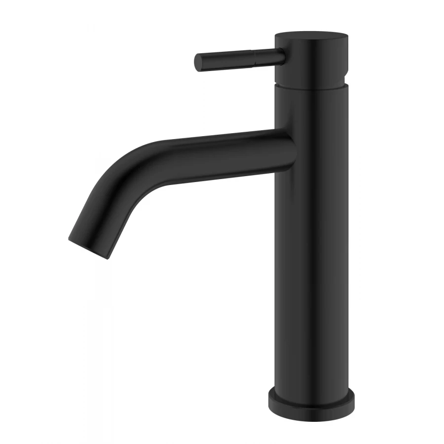 Смеситель Rush Melos для умывальника черный SUS1101-11black