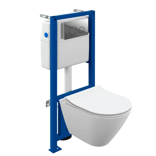 Комплект Cersanit City smart co dpl eo slim link pro twins пластик хром глянцевый A68306