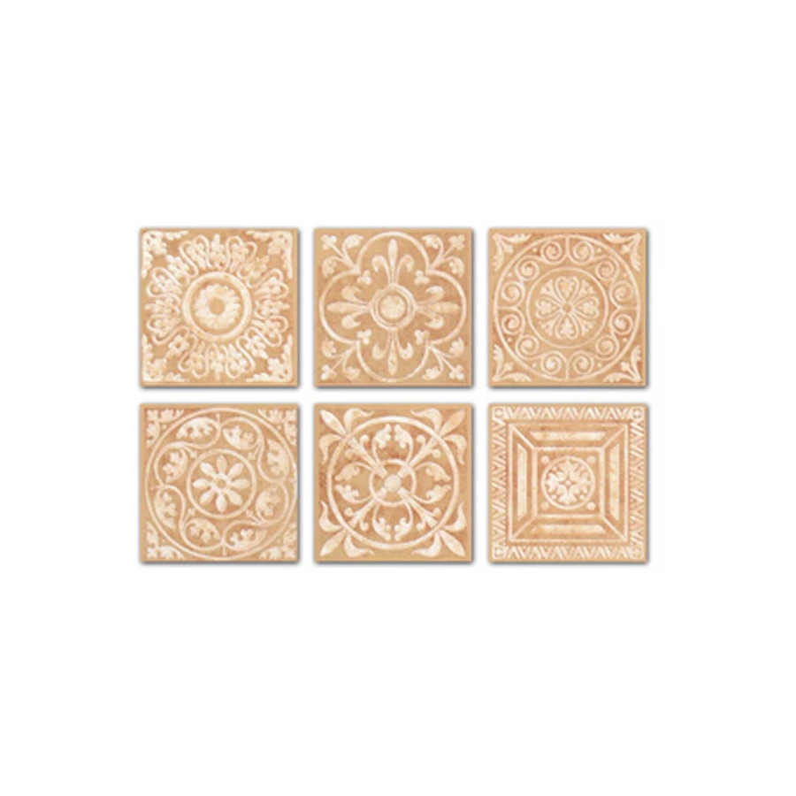 Вставка Kerama Marazzi Сонет Карамель матовая бежевая D1294/SG1550 4,7х4,7 см