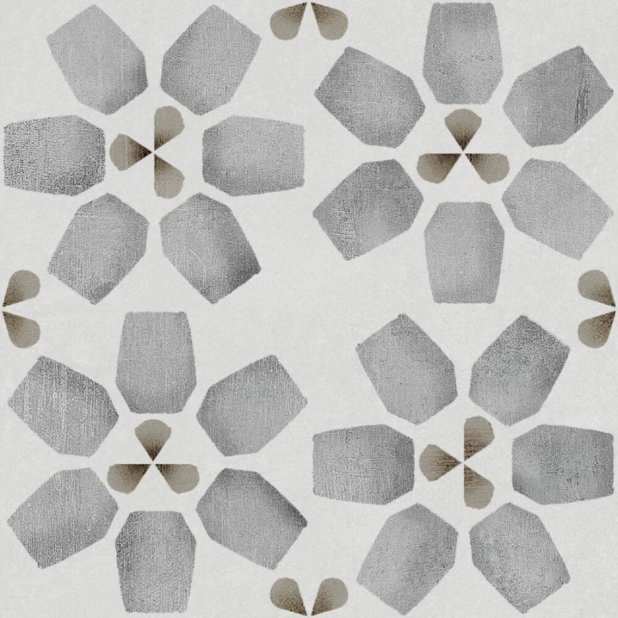 Керамогранит Harmony Peronda Dakar Palm матовый серый 3356237717 12,3х12,3 см