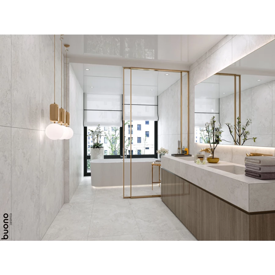 Керамогранит Buono Stones Sabbia Grey Mat матовый серый S4438M 120х60 см