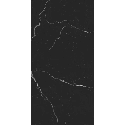 Керамогранит Seratonia Carving-Matt Black Marquina матовый черный 120х60 см