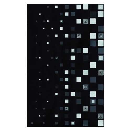 Декор Cerrol Kwant czarny 25х40