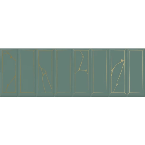 Декор 1 Lasselsberger Ceramics Роса Рок зеленый 1664-0214 60х20 см