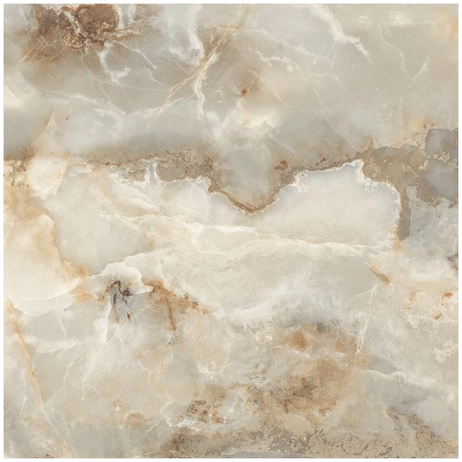 Керамогранит Laparet Onice Alexa серый Полированный 60x60 см