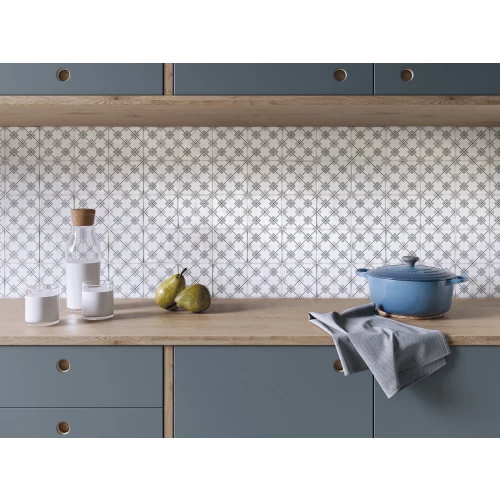 Керамогранит Harmony Peronda Tanger Silver Rhomb многоцветный 3356231083 12,3х12,3 см