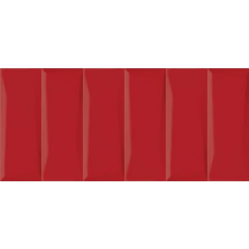 Облицовочная плитка Cersanit Evolution рельеф красный EVG413 20x44
