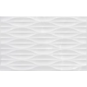 Плитка настенная Gracia Ceramica Эдем низ 03 глянцевая белая 010100001551 40х25 см