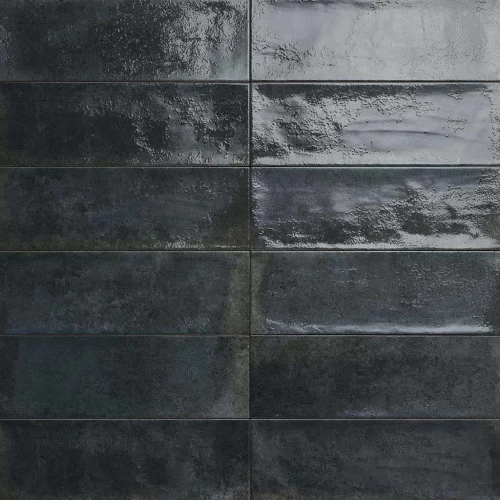 Плитка настенная Mainzu Village Moonlake матовая синяя 30х10 см