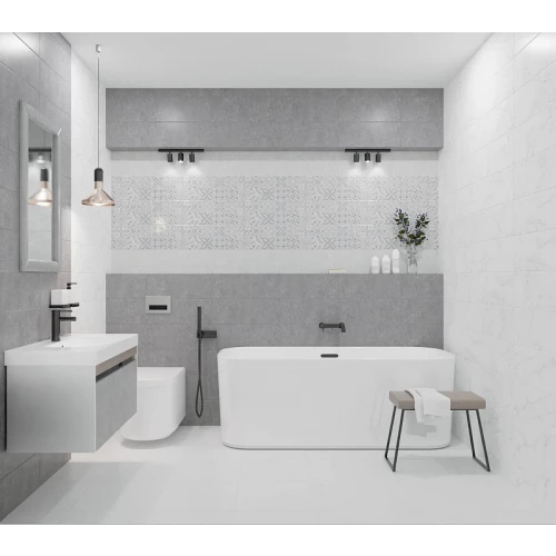 Декор Azori Колормикс / Colormix матовый серый 00-00109824 50,5х20,1 см