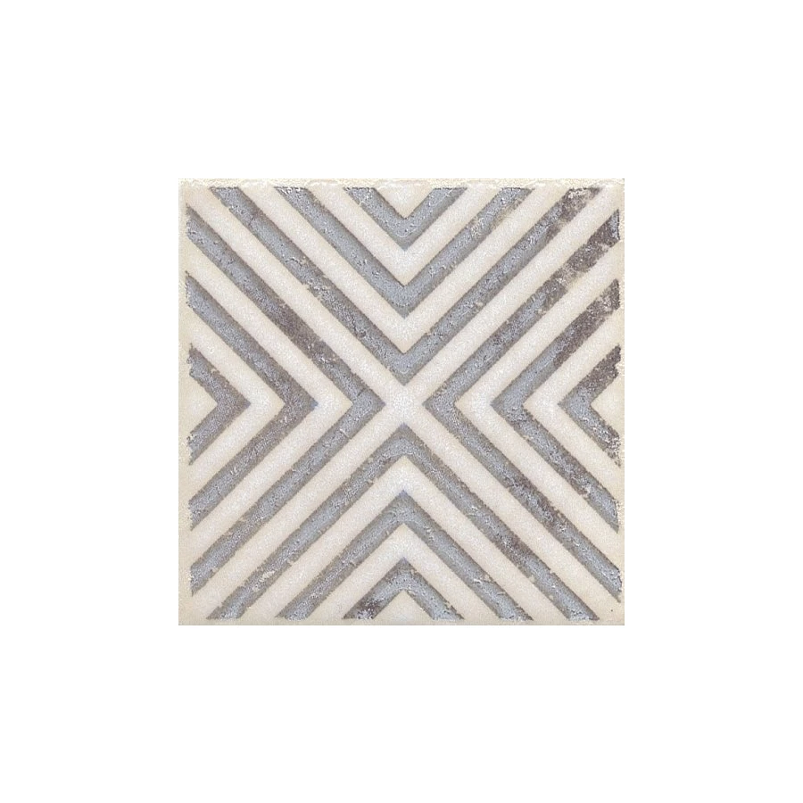 Вставка Kerama Marazzi Амальфи орнамент коричневый 9,8х9,8 см