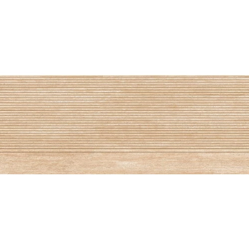 Плитка настенная Porcelanosa Таранто Голд Стрипе / Taranto Gold Stripe матовая бежевая 100371175 150х59,6 см