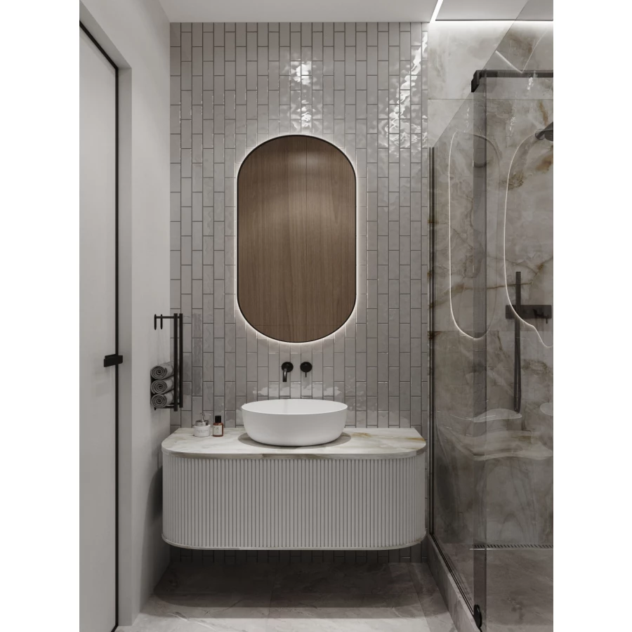 Керамогранит Bonaparte Amaris Soft Polish Light Rect светло-серый 120х60 см