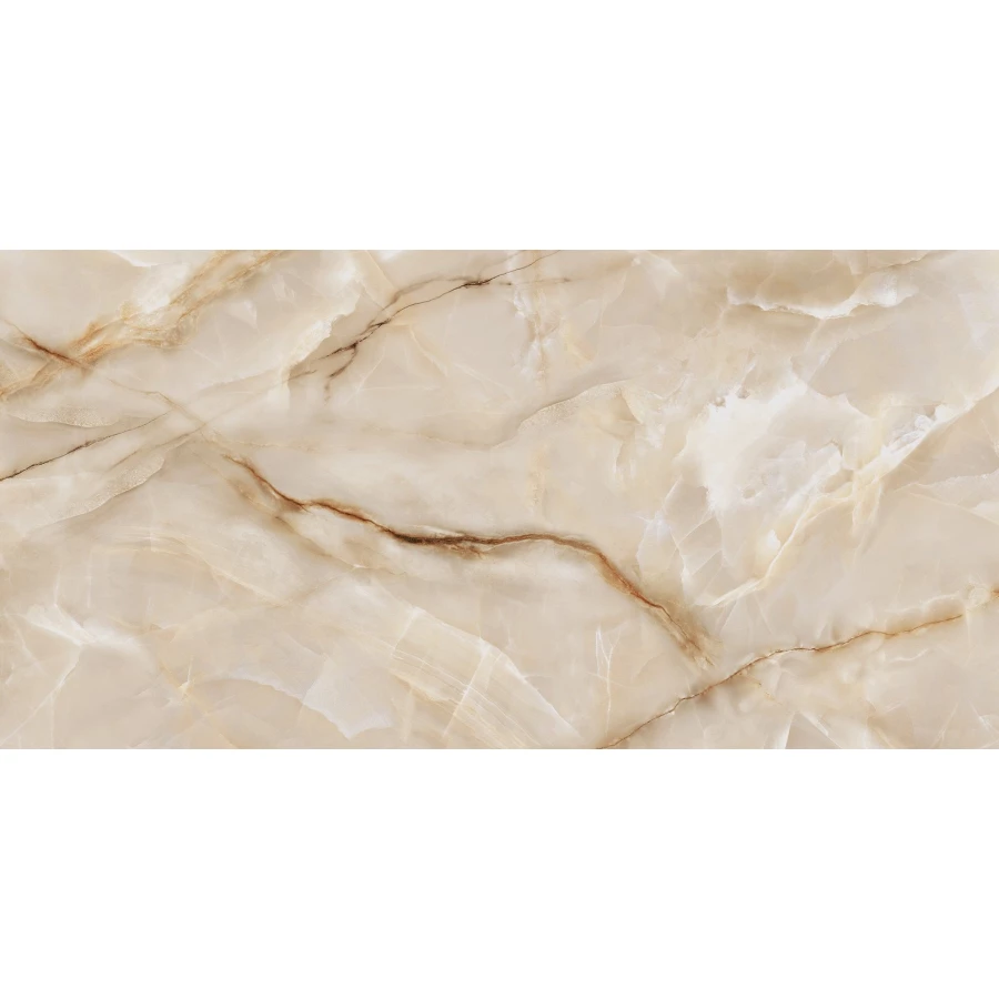 Керамогранит LCM Onyx Royal Latte полированный 60120ORO11P 120х60 см