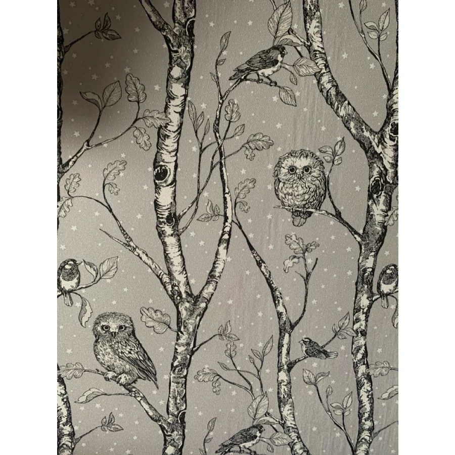 Обои флизелиновые Palitra Home HomeColor Wonderful серые HC71534-14 1,06х10,05 м