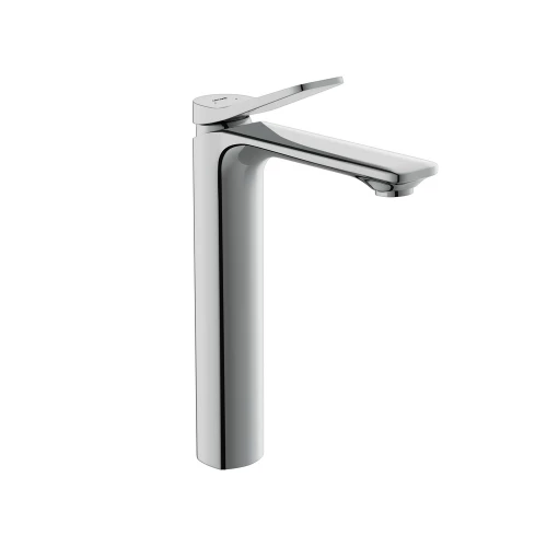 Смеситель для раковины высокий Cersanit Odra однорычажный клик клак 63054