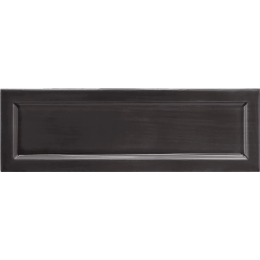 Настенная керамическая плитка Equipe Island Frame Black глазурованный глянцевый 31206 20х6,5 см