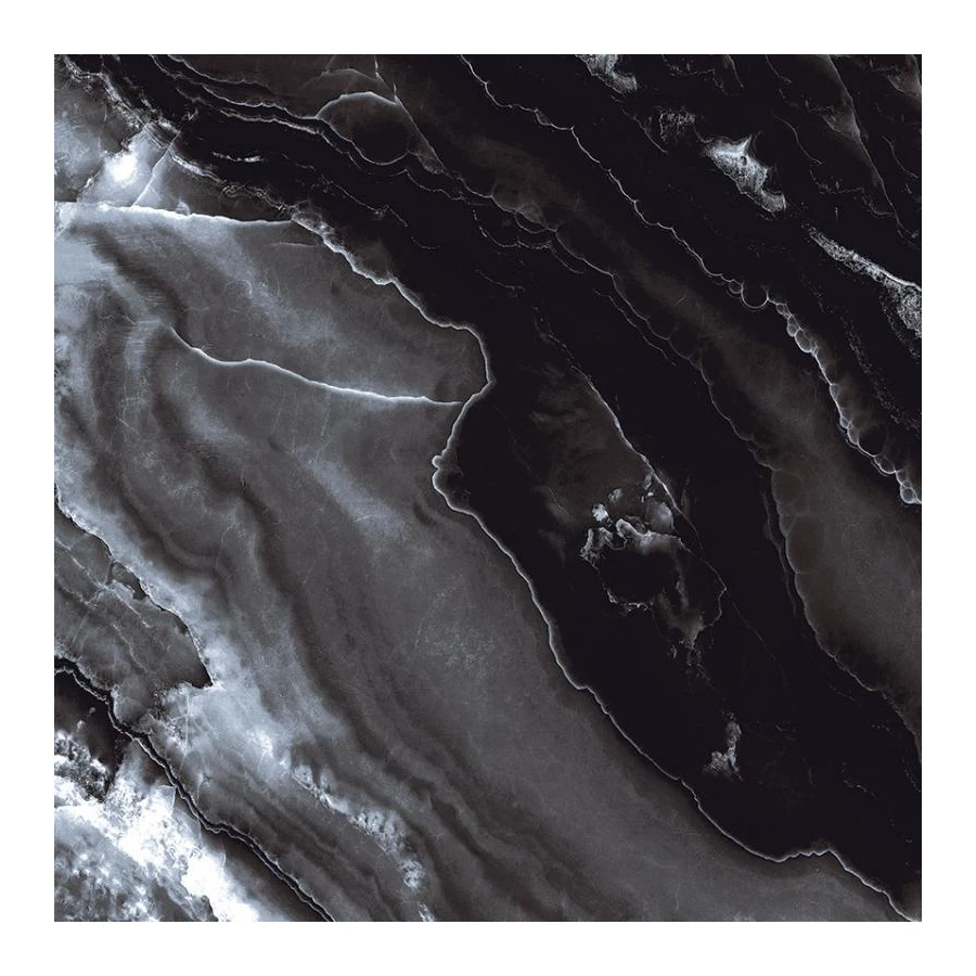 Керамогранит Primavera Black Modulo high glossy GR108 60х60 см