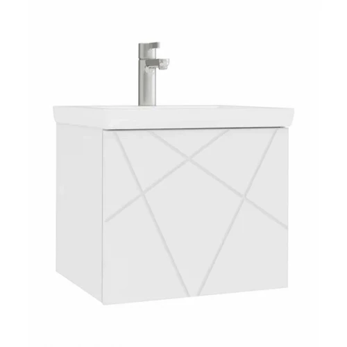 Тумба под раковину Vigo Land 500-0-1 навесная белый 018